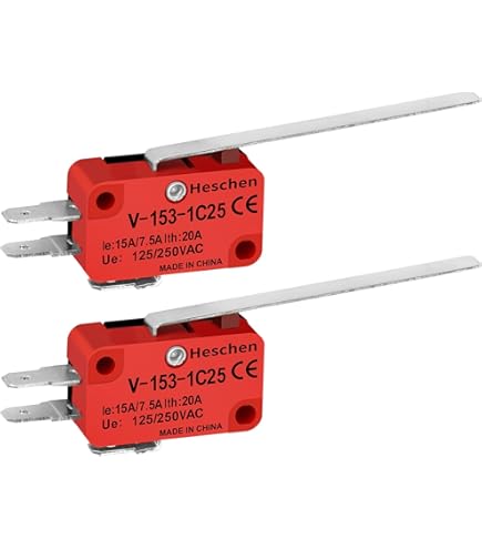 Amazon.com: Heschen Micro Switch, V-152-1C25, SPDT, Short Hinge